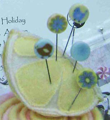 Lemon Fizz Pincushion Kit